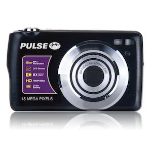 Plant, garden: PULSE 8X Optical Zoom 18.0 MP Compact Camera – Black