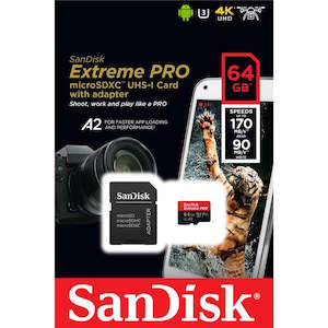 Plant, garden: Sandisk Micro SD Card Extreme Pro - 32GB-256GB