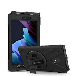 Internet only: JLN-SS-T570 | Samsung Galaxy Tab Active 3 T570 T575 T577 | Ultra 3 layers shockproof rugged case with hand strap & kick-stand & pen holder