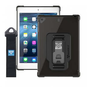 ZXT-IPAD-M5 | IPAD MINI 5 (5th Gen) | 4 CORNER PROTECTION CASE W/ HAND STRAP & X-MOUNT