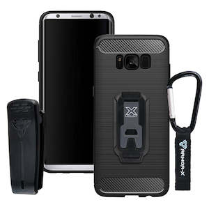 Tp-s8-bk Armor-x Samsung Galaxy S8 Shockproof Protective Case + Belt Clip & Carabiner