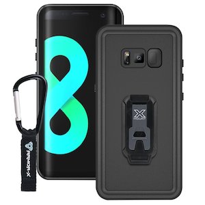 MX-S8P-BK ARMOR-X SAMSUNG GALAXY S8 PLUS IP68 2 METER WATERPROOF CASE WITH CARABINER