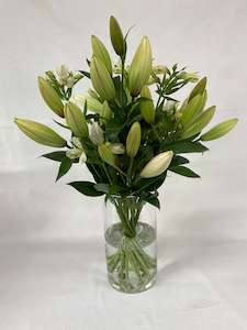 Fragrant Lilies with Alstroemeria