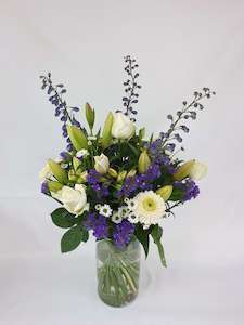 Purple & White Bouquet