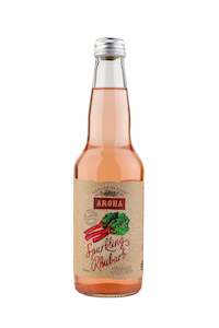 Fruit juice or fruit juice drink manufacturing - less than single strength: Aroha Sparkling Rhubarb 12 x 330mls