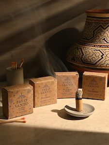 PALO SANTO INCENSE CONES - PERU