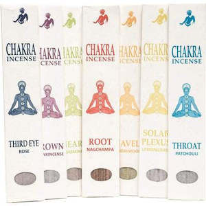 Incense: SEVEN CHAKRA INCENSE STICKS