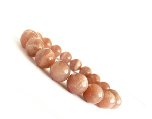 PEACH MOONSTONE BRACELET - 8mm