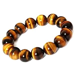 Bracelets: TIGER EYE BRACELET - 10mm