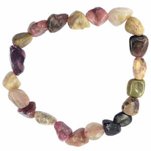 Mixed Tourmaline Nugget Bracelet - Small