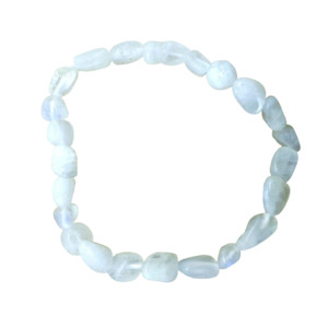 Bracelets: MOONSTONE NUGGET BRACELET - small