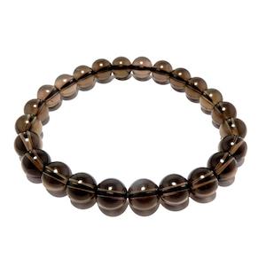 SMOKEY QUARTZ BRACELET - 8mm