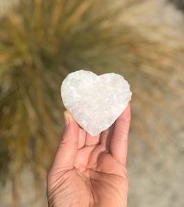 Angel Aura Quartz heart