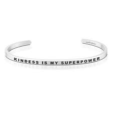 Mantrabands Jewellery: KINDNESS IS MY SUPERPOWER MANTRABAND