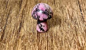 Mini Rhodonite Crystal Mushroom