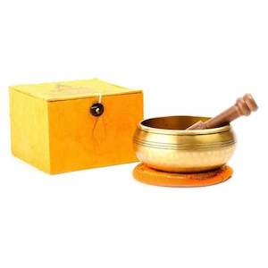 Avalokiteshvara Singing Bowl Gift Set - 4 inch