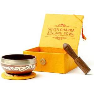 Svadhisthana sacral chakra meditation singing bowl gift box