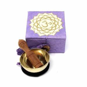 Crown chakra mini meditation singing bowl