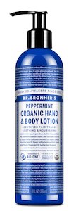 DR. BRONNER'S PEPPERMINT ORGANIC HAND & BODY LOTION