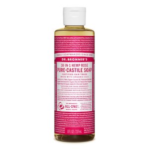 DR. BRONNER'S PURE CASTILE LIQUID SOAP - ROSE