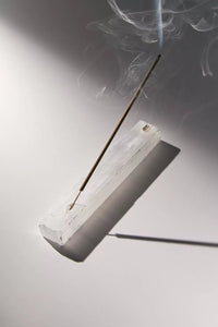 Selenite Incense Holder