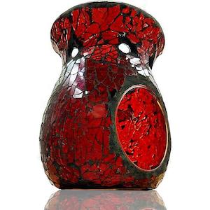 Red Mosaic Scented Melt Burner