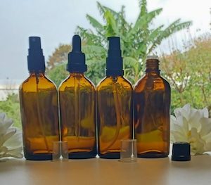 Bottles: 100ml Amber Glass Bottle – Seconds