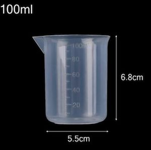 Products: 100ml Plastic Beaker