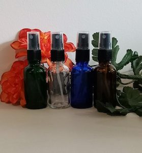 30ml Glass Bottle with Fine Mist Spray Top