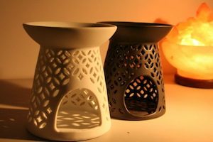 Lattice Oil Burner – White Only