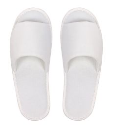 Velour Slippers - Open Toe