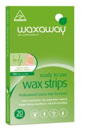 Waxaway Ready To Use Body Strips 20pk