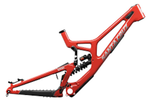 Bicycle and accessory: Santa Cruz V10.8 CC MX Frame