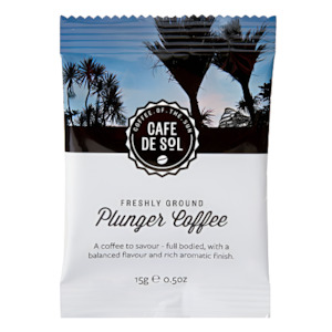 Cafe De Sol Plunger Coffee 15g Sachets