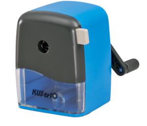 KW-triO Desktop Pencil Sharpener Adjustable Fit Blue