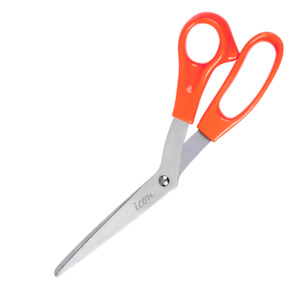 Icon Scissor 8 Inch Orange Handle