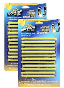 Green Gobbler Bio-Flow Drain Lemon Strips - Pkt 12