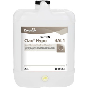 Laundry Bleaches: Diversey Clax Hypo Bleach