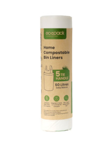 Ecopack 60L Compostable Bin Liners