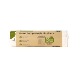 80l Rubbish Bags: Ecopack 80L Compostable Bin Liners