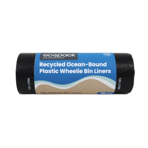 Ecopack 120L Ocean-Bound Recycled Plastic Wheelie Bin Liners