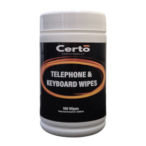 Certo Telephone & Keyboard Wipes