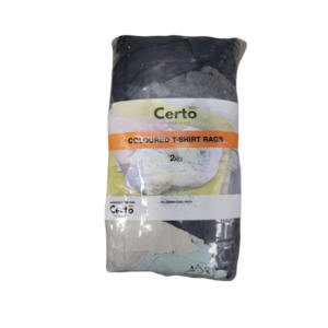 Coloured T-Shirt Rags- 2kg