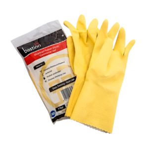 Bastion Yellow Rubber Gloves