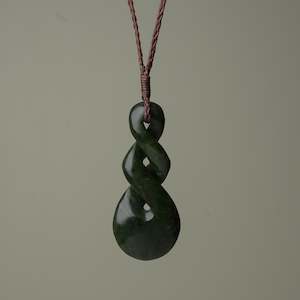 Double Pounamu Pikorua Large