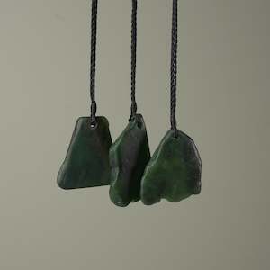 XL Greenstone Drop Pendant