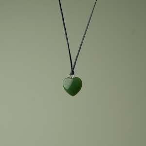 Extra Small Greenstone Heart