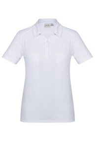 collection: Ladies Aero Polo - White