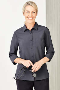 Womens Florence 3/4 Sleeve Shirt - Navy