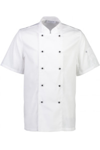 Hospitality: Club II Chefs Short Sleeve Jacket